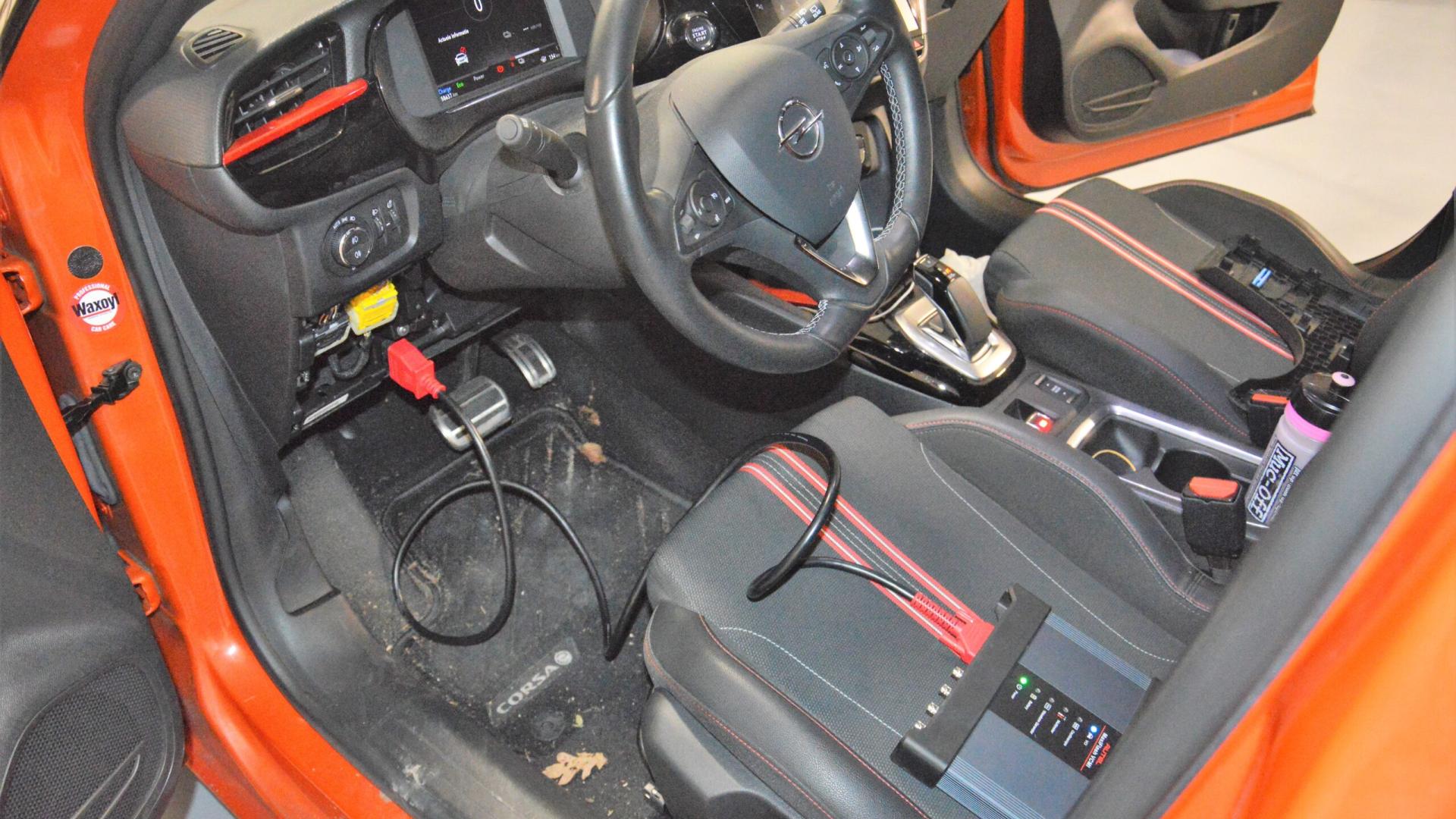 Binnenkant auto
